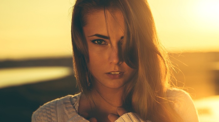girl, portrait, face