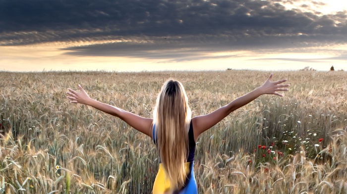 nature, model, girl