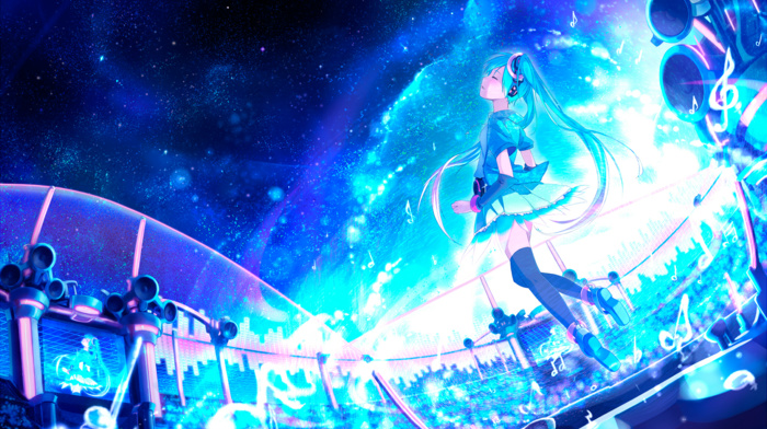 Hatsune Miku, anime girls, Vocaloid