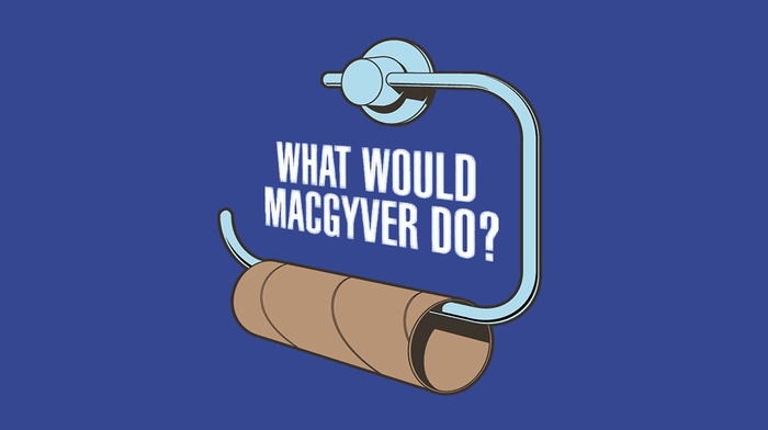 macgyver, minimalism, humor