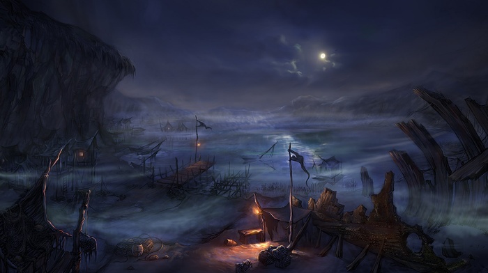 illustration, fantasy art, Diablo III