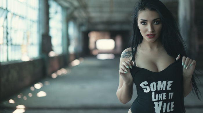 tattoo, girl, face