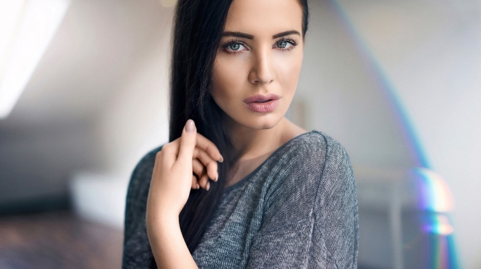 girl, face, portrait