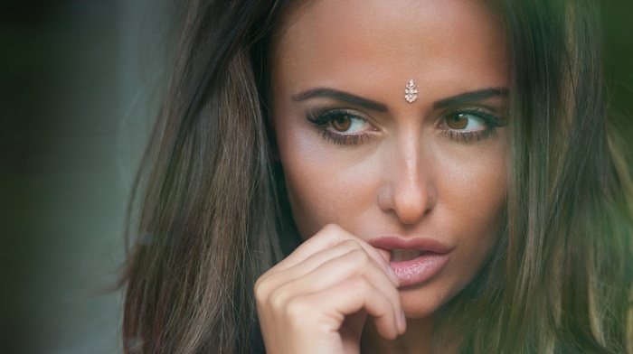 girl, face, portrait