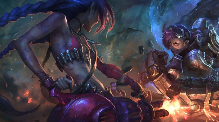 Vi, Jinx League of Legends, League of Legends