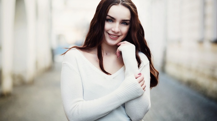 girl, portrait, face