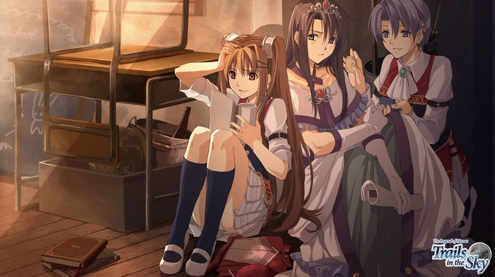 anime girls, The Legend of Heroes Trails in the Sky, anime