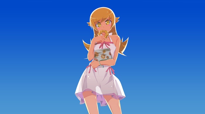 anime girls, anime, monogatari series, Oshino Shinobu