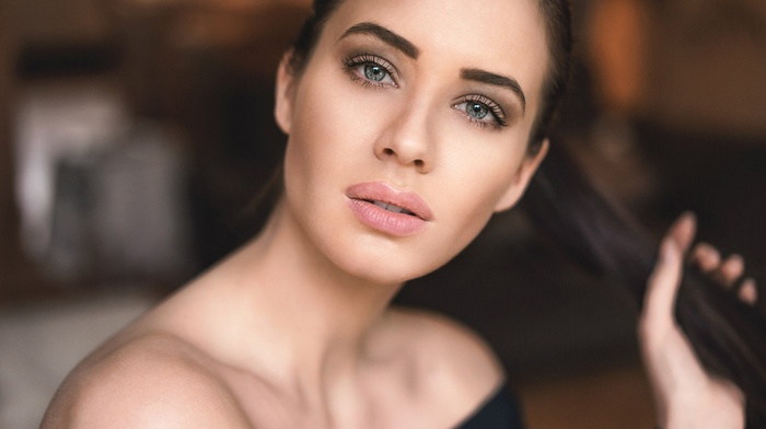 girl, face, portrait, model