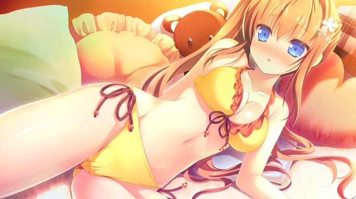 anime girls, anime, swimwear