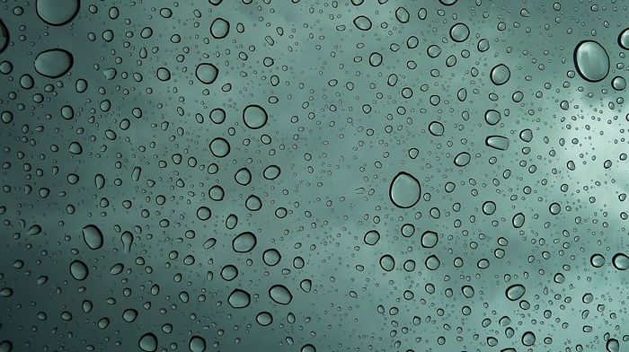 simple background, water drops