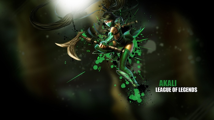 League of Legends, video games, Akali