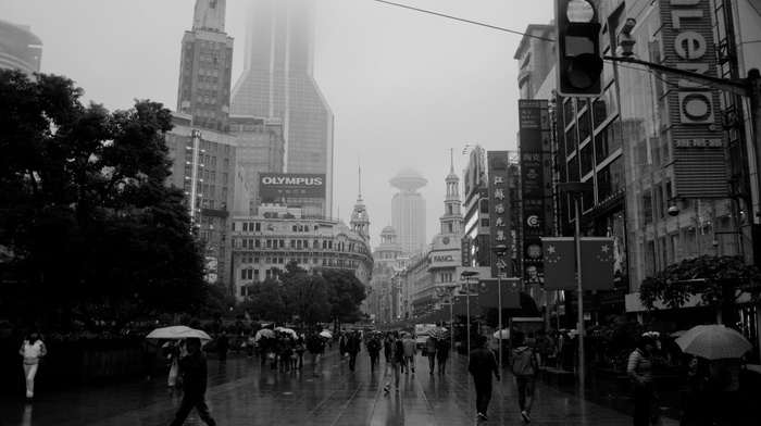 Shanghai, cityscape, city