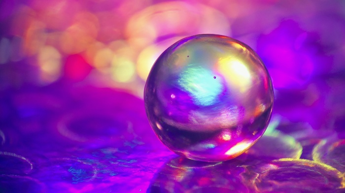 bubbles, macro, colorful, bokeh