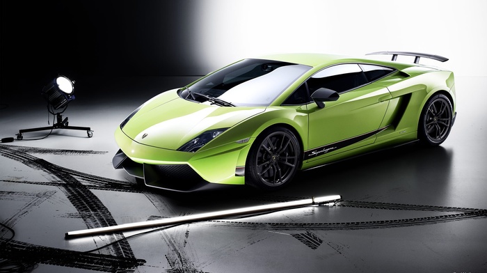 green cars, car, Lamborghini, Lamborghini Gallardo Superleggera LP570, Italian Supercars