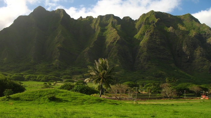 landscape, oahu, photography, island, Hawaii, clouds