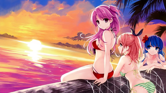 anime girls, anime