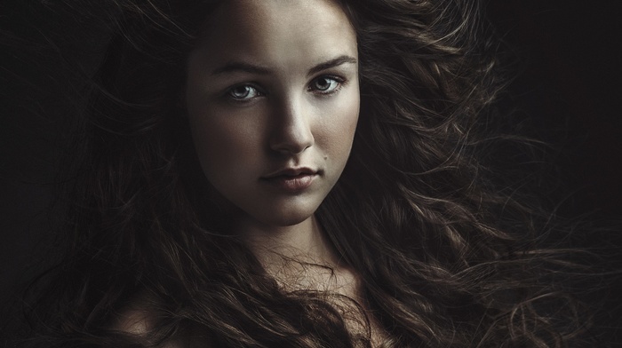 portrait, girl