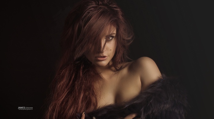 face, girl, model, portrait, redhead