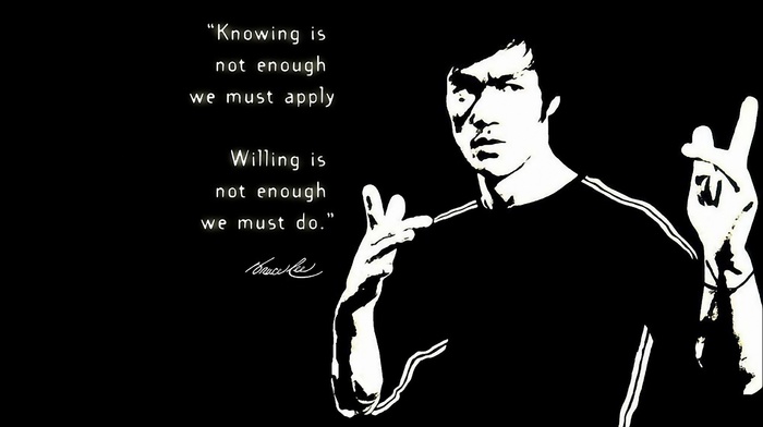 bruce lee, motivational, quote