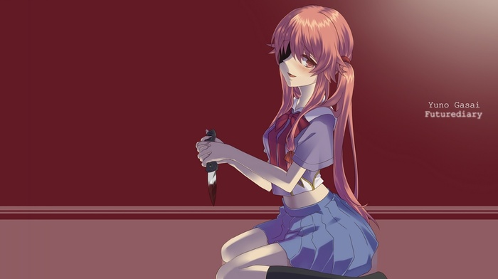 Gasai Yuno - Mirai Nikki  Mirai nikki, Yandere, Anime