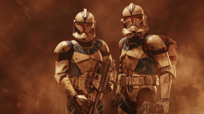 Galactic Republic, clone trooper, Star Wars, fan art
