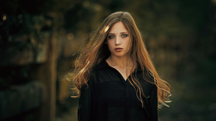 portrait, model, face, blonde, girl