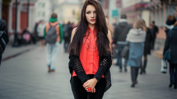 face, blue eyes, long hair, model, portrait, girl