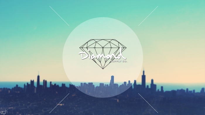 sky, diamond supply, city, diamonds, cityscape