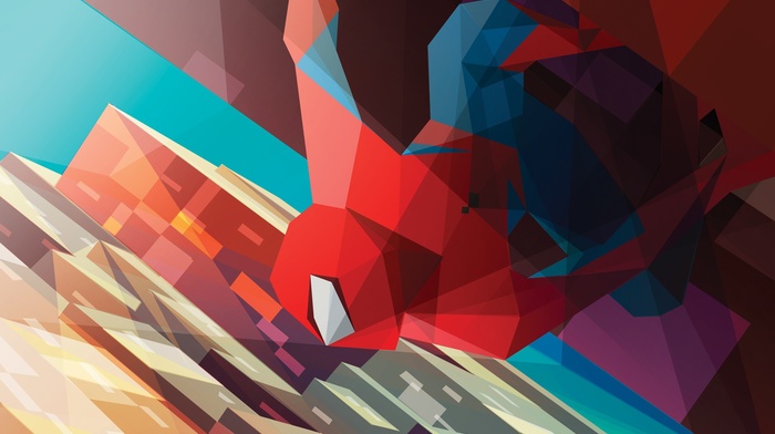 spider, man, low poly