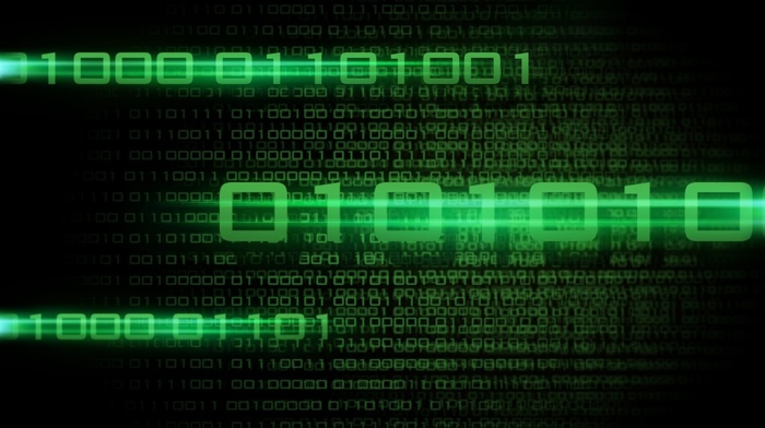 numbers, digital art, green, code, the matrix, computer, binary, technology, black background