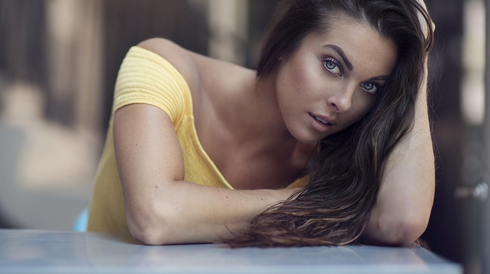 portrait, girl, face, model
