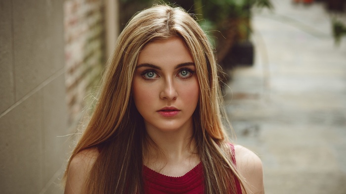 portrait, girl, face, model, blonde