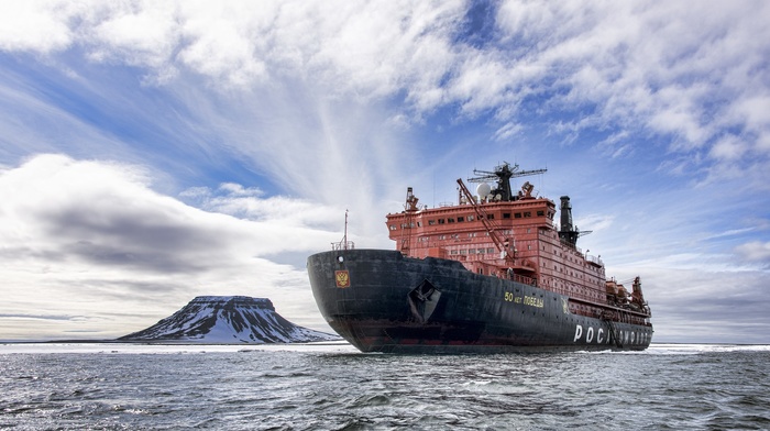 ship, Arctic, nuclear, Rosatom, nuclear, powered icebreaker