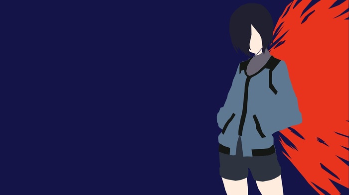 Kirishima Touka, Tokyo Ghoul, anime, anime girls, minimalism