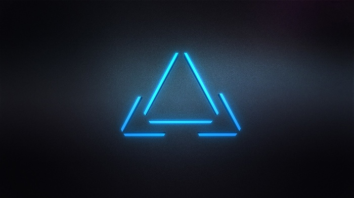 triangle, digital art, minimalism