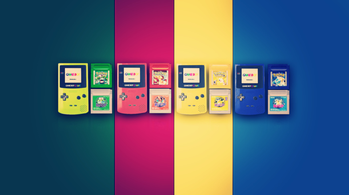 consoles, GameBoy Color, Pokemon, video games