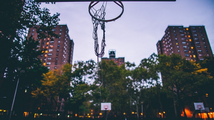 basketball, basketball court, hoop