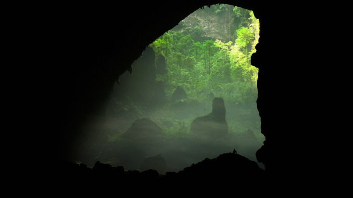 landscape, nature, cave