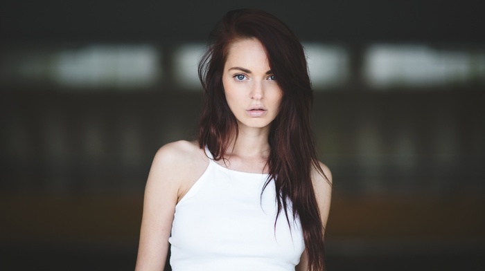 portrait, girl, model, face