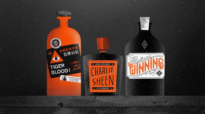 bottles, drawing, HIV blood
