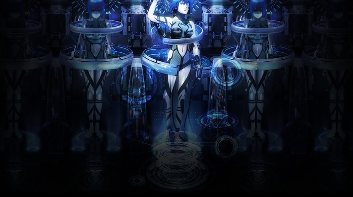 Kusanagi Motoko, ghost in the shell, futuristic, cyberpunk