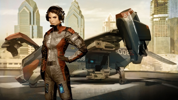 futuristic, Deus Ex Human Revolution, Faridah Malik, cyberpunk