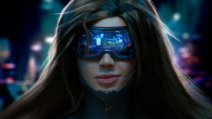 cyberpunk, futuristic