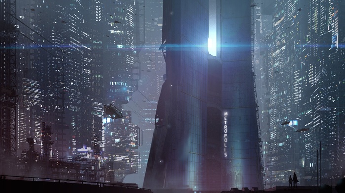 city, science fiction