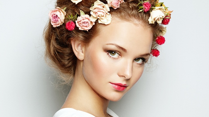 portrait, model, face