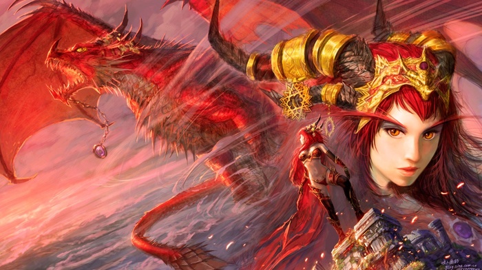 dragon, Alexstrasza, World of Warcraft