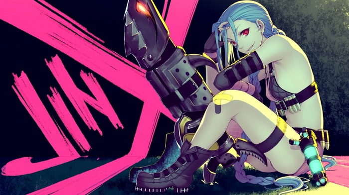 anime girls, Jinx League of Legends, League of Legends