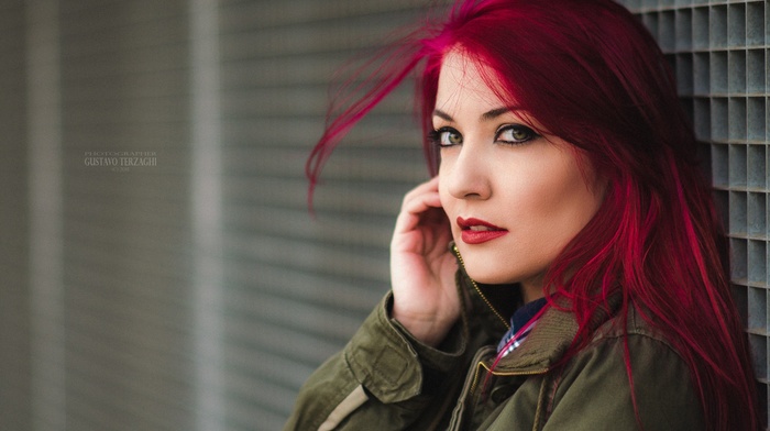 redhead, portrait, face, girl