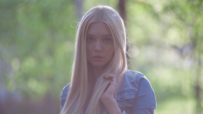 face, girl, portrait, blonde